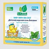 Dr.Tuttelle (Доктор Туттеле) соль для ванны морская детская с крапивой, 1000г, Ресурс-Ф