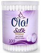 Ola! Silk Sense ватные палочки стакан, 100шт, Коттон Клаб ООО